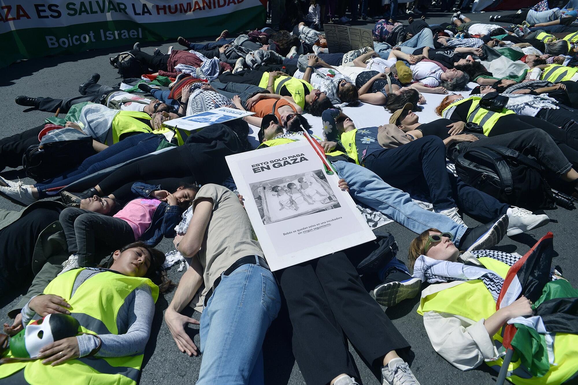 Manifestaciones País Valenciá solidaridad con Palestina 20-21 abril  - 8